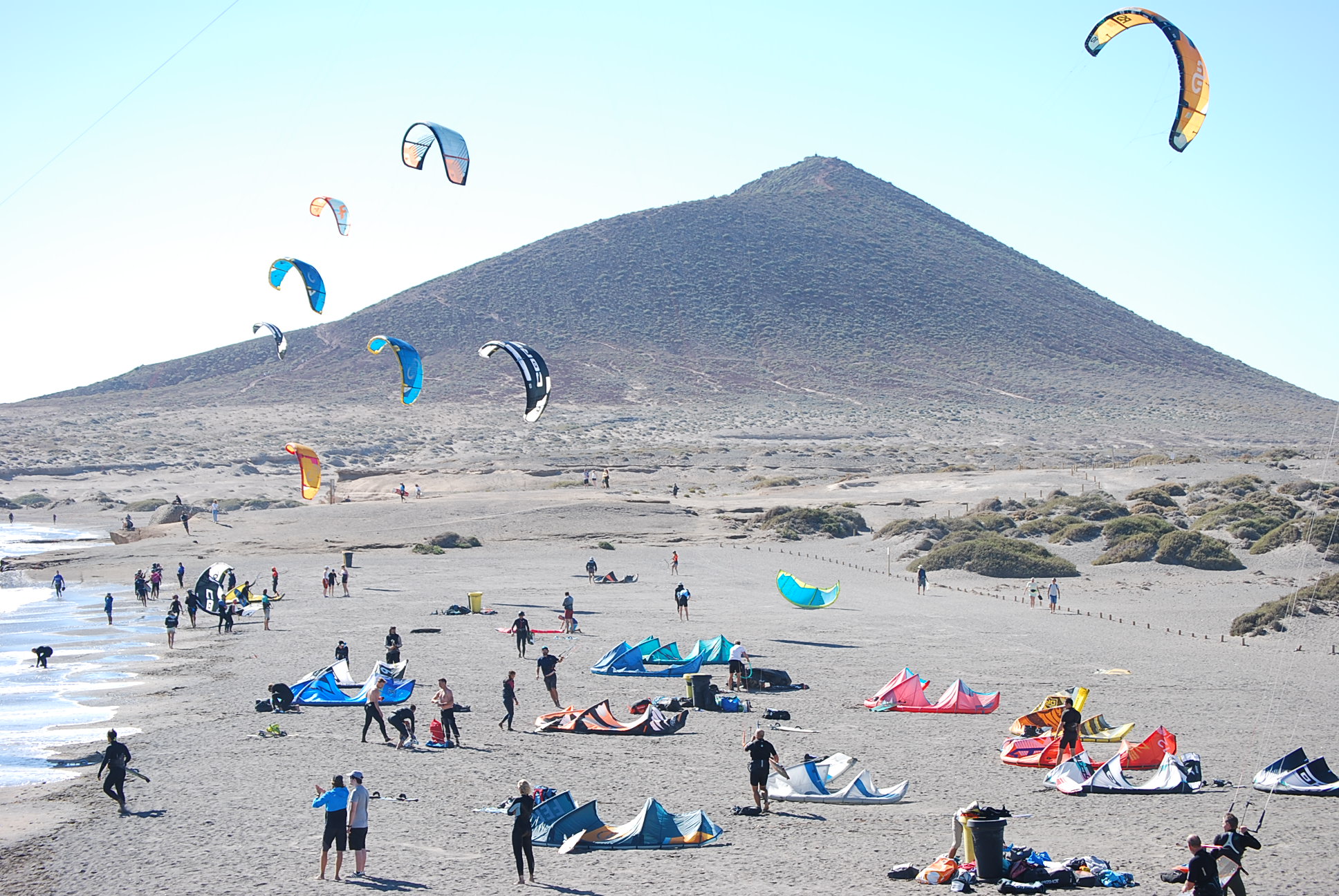 Imagen de la playa del El Médano- Tenerife